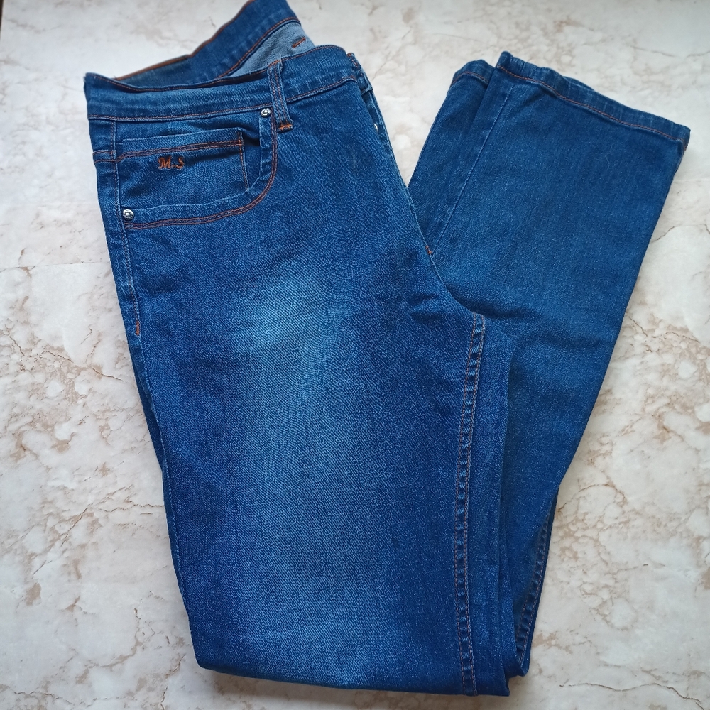 Sam Surin Jeans Blue Denim Women's L